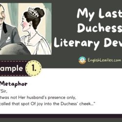 My last duchess literary devices