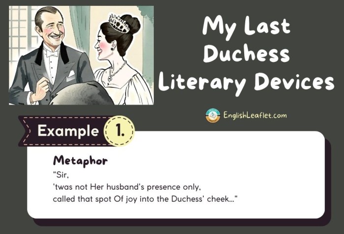 My last duchess literary devices