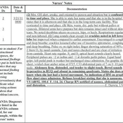 Restorative nursing progress notes examples